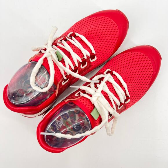 Olukai Wailuku Lychee Red Lace Up Sneakers Women’s Shoes Size 9 - Picture 11 of 11